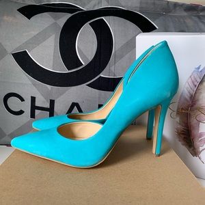 Jessica Simpson turquoise blue